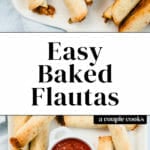 Baked Flautas - Taquitos