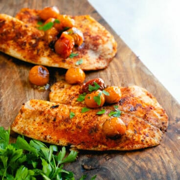 Grilled tilapia