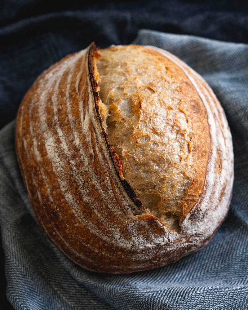 beautiful loaf sourdough bread